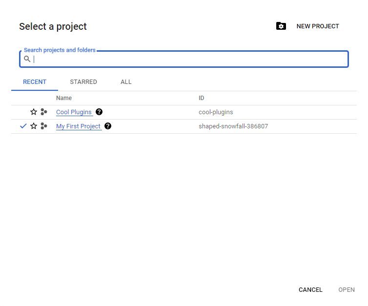 Google Cloud Console