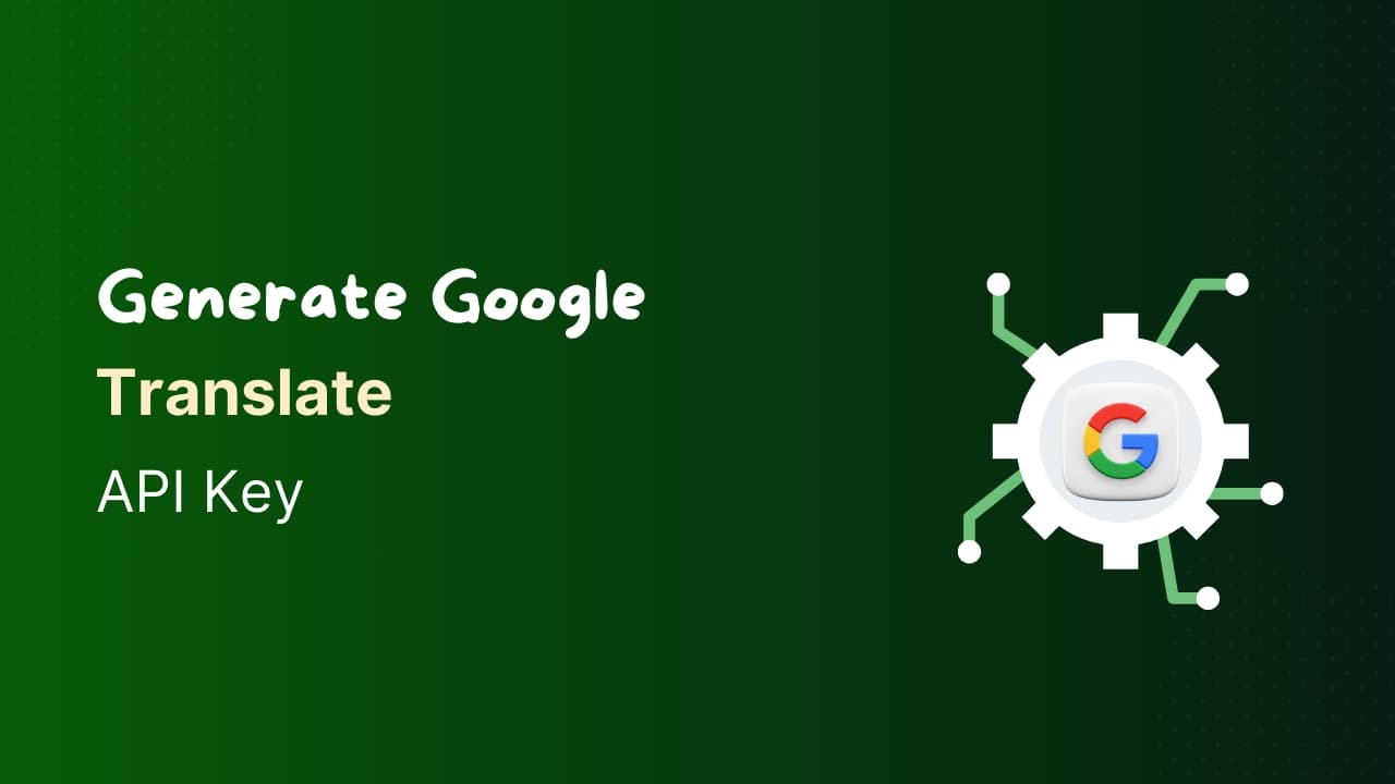 genrate google api key