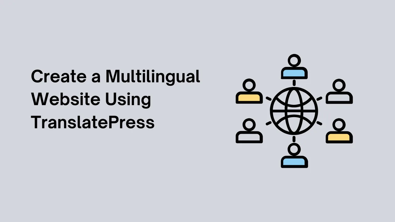 Multilingual website using TranslatePress
