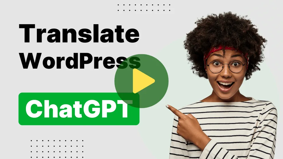 WordPress-vertalingen ChatGPT AI