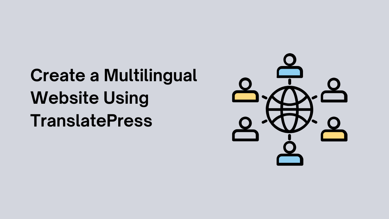 TranslatePress kullanan çok dilli web sitesi
